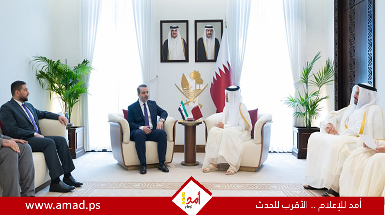  رئيس الوزراء القطري يبحث مع الشيباني التعاون الثنائي وإعمار سورية 