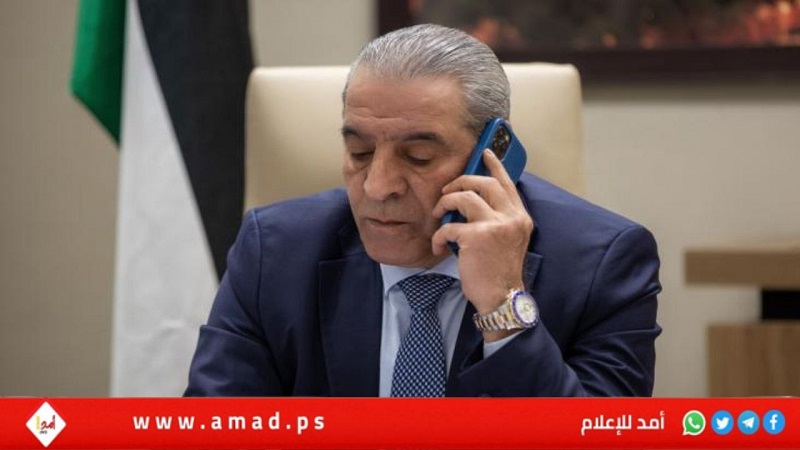 الشيخ يجري اتصالات عربية ودولية عاجلة لوقف اعتداءات الاحتلال والمستوطنين 