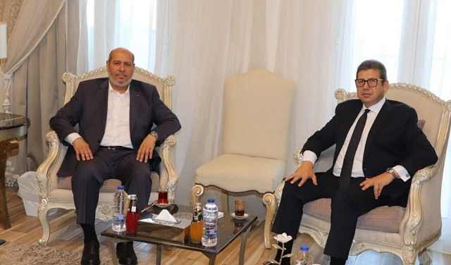 وفد من "حماس" برئاسة الحية يتباحث مع رئيس المخابرات المصرية خريطة طريق غزة 