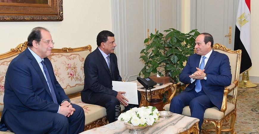 السيسي يستقبل رئيس مخابرات السودان ويتسلم رسالة من المجلس العسكري