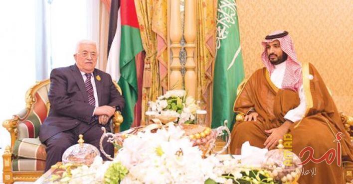 عباس يجري اتصالا هاتفيا مع ولي العهد السعودي