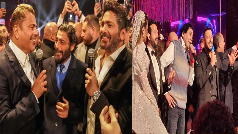 أحمد عصام يكشف سر غناء عمرو دياب لأغنية "جلجلى" بحفل زفافه