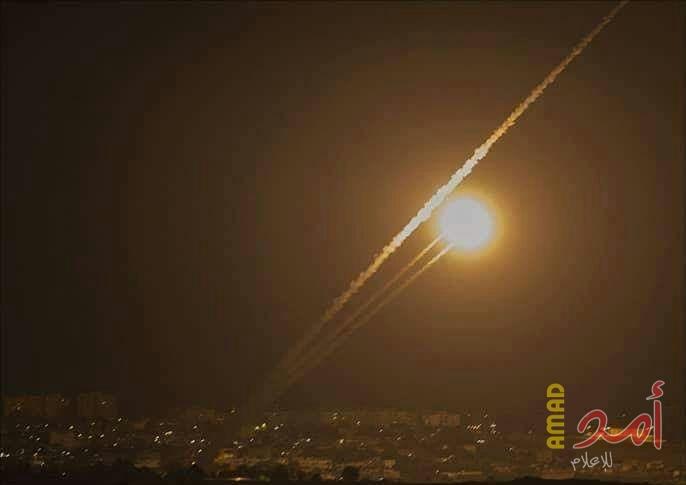 إطلاق صواريخ من غزة تجاه البلدات الإسرائيلية