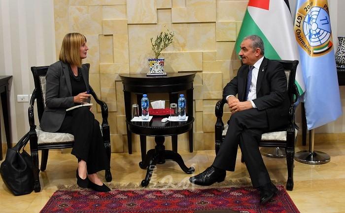 أشتية يدعو النرويج الضغط على اسرائيل للإفراج عن أموال المقاصة