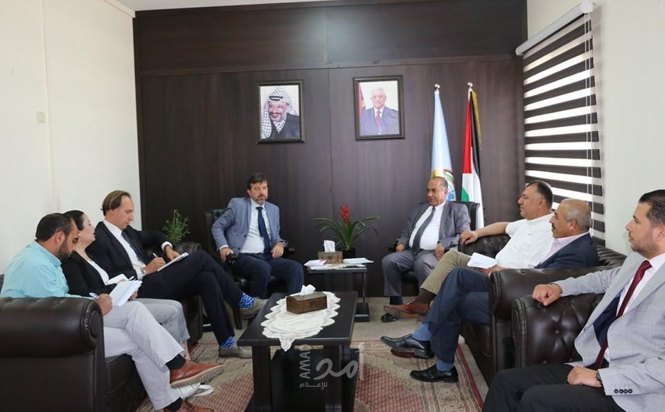 الشلالدة يبحث مع رئيس جهاز الإحصاء المركزي تعزيز التعاون