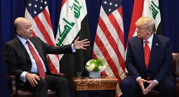 بعد لقاء مع ترامب.. الرئيس العراقي:  لا نريد ”عداوة“ مع الولايات المتحدة‎