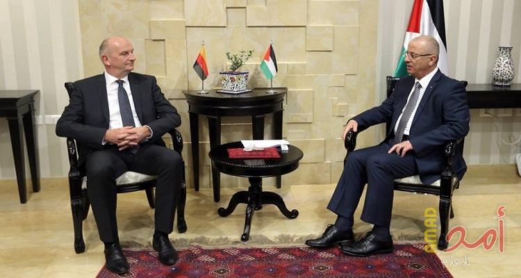 الحمد الله يدعو ألمانيا لدعم مبادرة الرئيس عباس  لعقد مؤتمر دولي للسلام
