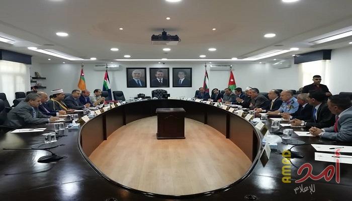 ادعيس يلتقي وزيري الداخلية والاوقاف الاردنيين ويبحثوا ترتيبات سفر حجاج فلسطين