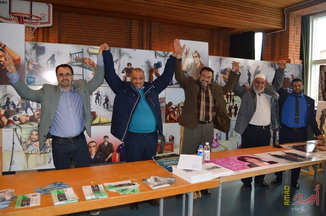 بالصور: حملة تضامن الدولية تشارك في مهرجان فلسطيني في الدنمارك وتشرح معاناة الأسرى للجمهور