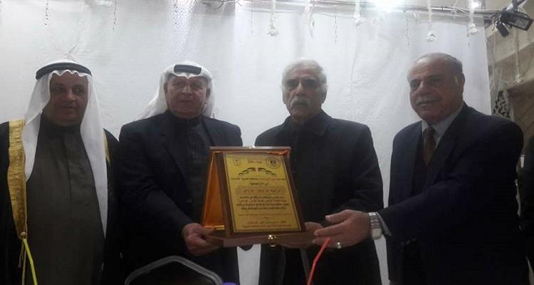 بالصور..غزة: هيئة شؤون العشائر تكرم  أبو النجا وتجتمع مع لجان العشائر والإصلاح
