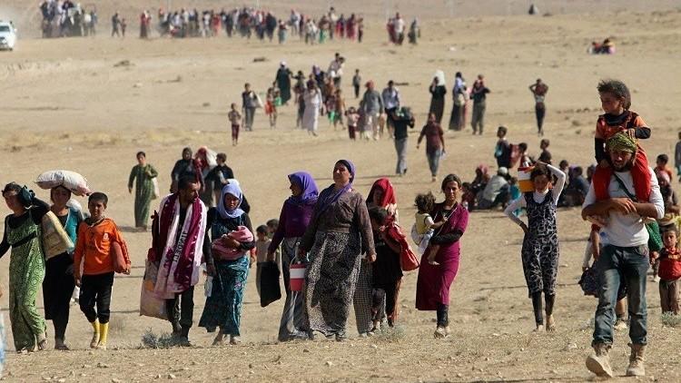 الأمم المتحدة: نزوح 8400 شخص من مدينة الموصل العراقية خلال يومين