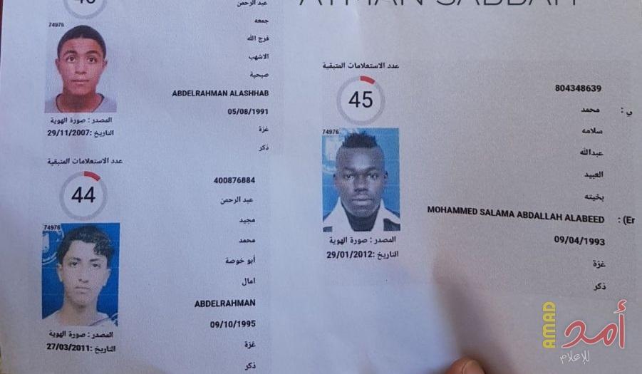 أمن غزة ينشر صوراً لـ "مطلوبين" فارين من العدالة بأحداث "النصيرات وتفجير موكب الحمدلله"