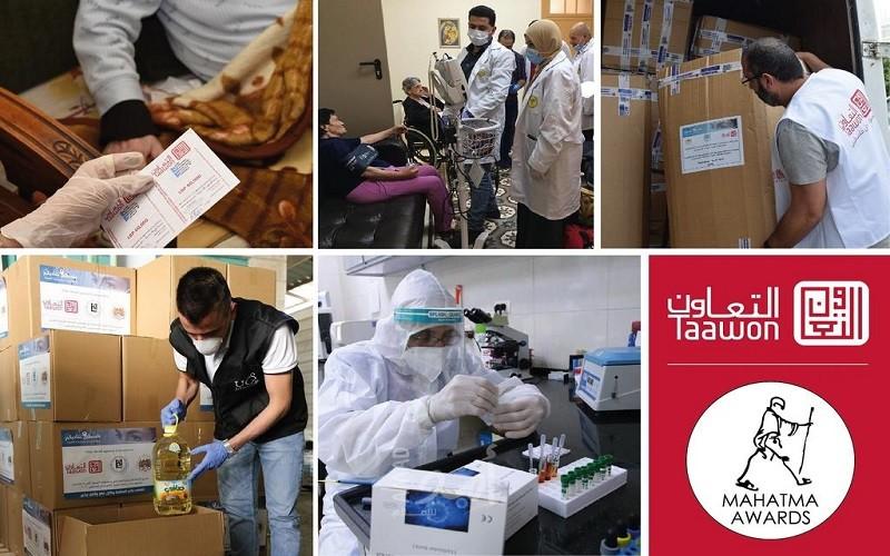 "التعاون" تفوز بجائزة "المهاتما" 2020 للجهود الإنسانية في مواجهة "كورونا"