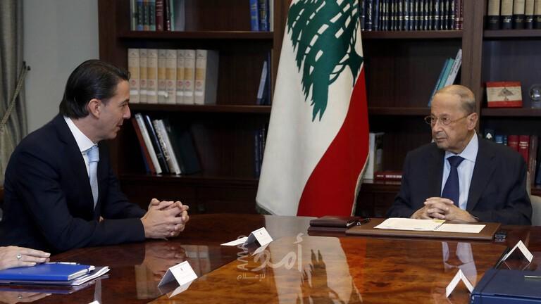 مبعوث أمريكا يسلم لبنان آخر الإحداثيات التي يتم التفاوض عليها بشأن ترسيم الحدود البحرية