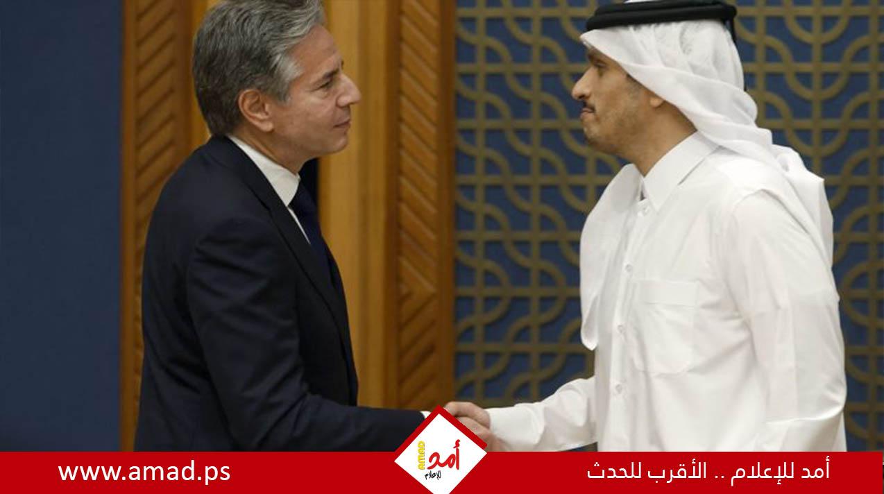 بعد لقاء نظيره القطري.. بلينكن: نبذل جهودًا كبيرة لإطلاق سراح المحتجزين في غزة