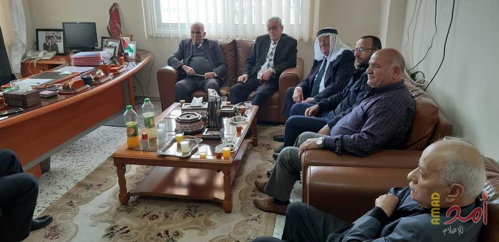 الجبهة العربية الفلسطينية تستقبل وفداً من كبار وجهاء عشائر القدس