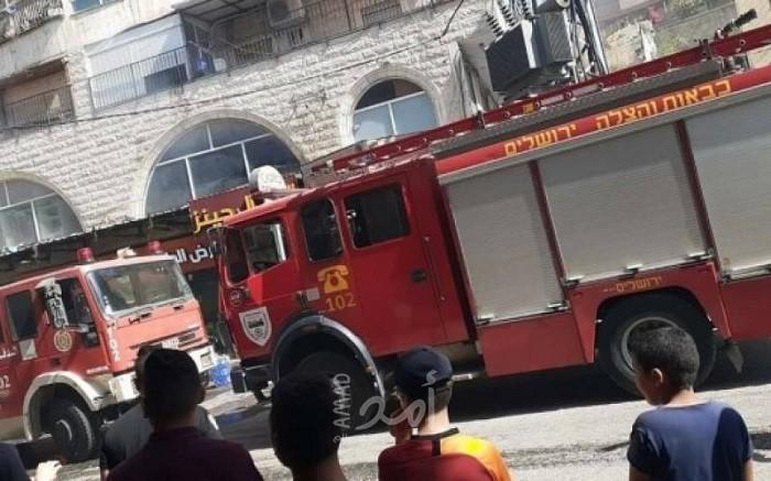 الهلال الأحمر: إصابة 5 مواطنين في حريق كبير بمنزل بالقدس