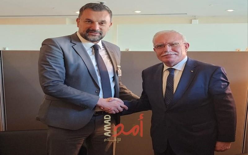 المالكي يجتمع مع وزير خارجية البوسنة والهرسك في نيويورك