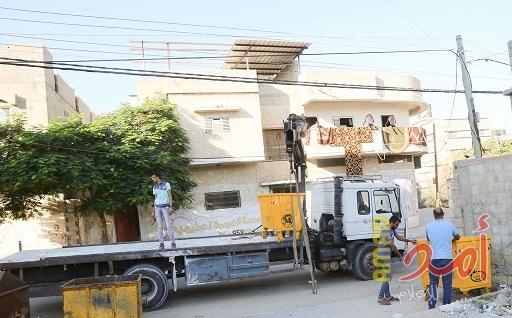 بلدية خان يونس تستكمل المرحلة الثانية لمشروع تطوير عملية جمع النفايات الصلبة