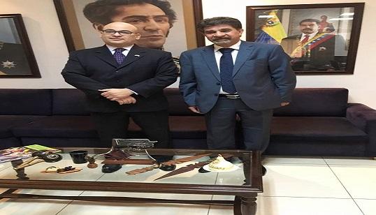 السفير عبد الهادي يطلع سفير فنزويلا على آخر التطورات