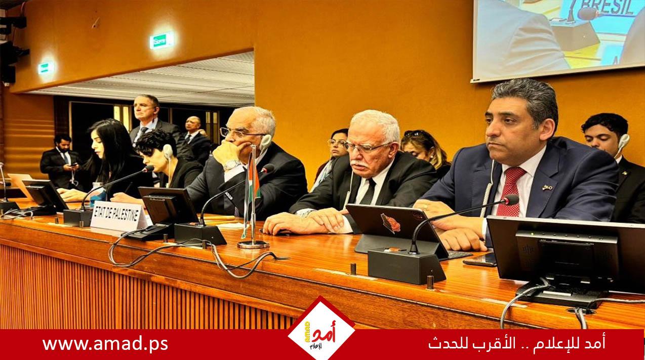 المالكي يقدم إحاطة في جنيف حول الأوضاع في الأرض الفلسطينية المحتلة