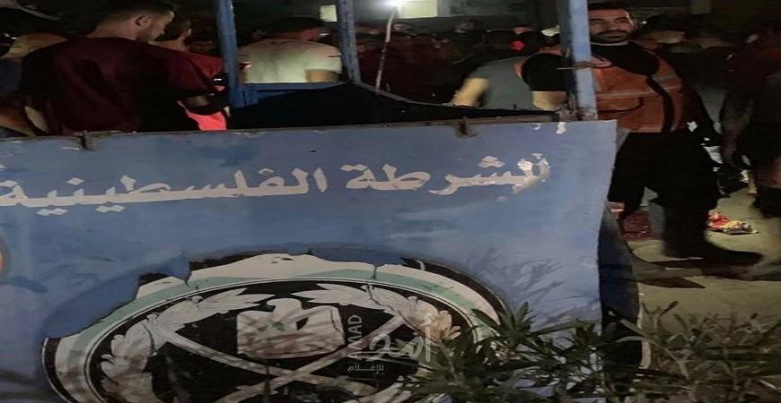 حشد تستنكر جريمتي تفجير حاجزين للشرطة في قطاع غزة
