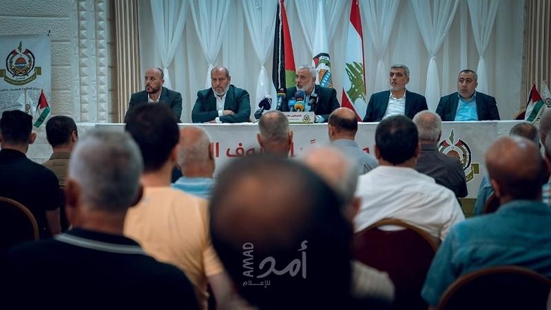 هنية: عودة اللاجئين الفلسطينيين حقّ شرعي لن نتخلى أو نتراجع عنه- صور