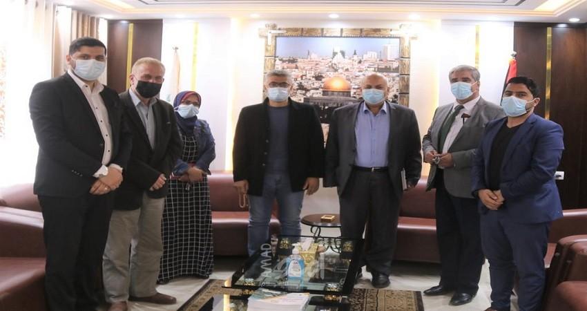 بلدية النصيرات وأونروا تتفقان على مشروع تطوير منطقة بلوك C