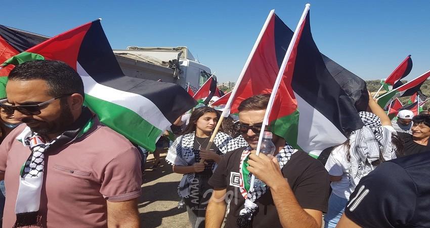 خريس يؤكد ضرورة مواصلة الحراك الذي يتصدى لمشاريع الاحتلال في الداخل