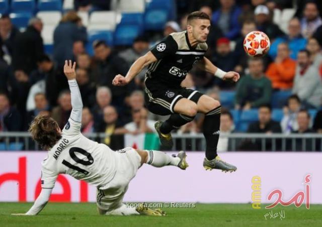 ريال مدريد يودع بطولة دوري أبطال أوروبا من الدور ثمن النهائي بعد الخسارة أمام أياكس 4-1