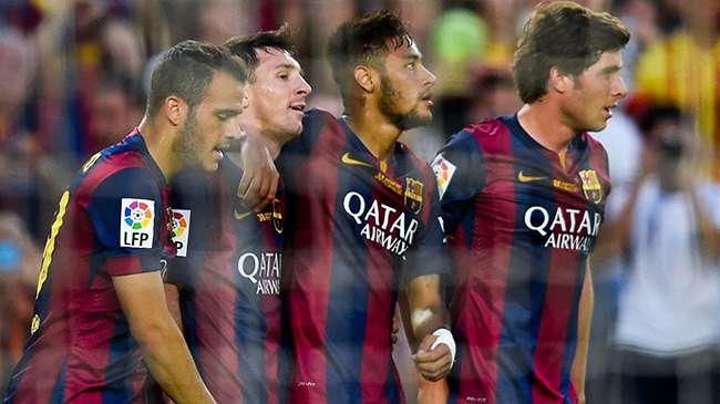 بالصور - نيمار يتعملق ويقود برشلونة لسحق غرناطة
