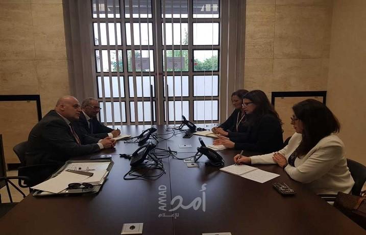 أبو جيش يبحث مع منظمتي العمل العربية والدولية عقد مؤتمر المانحين الدولي لدعم برامج التشغيل في فلسطين