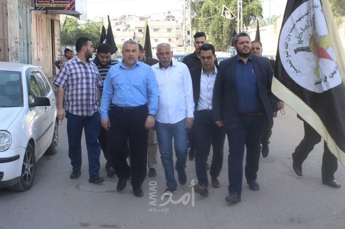 بعد إلغاء فعاليات الجمعة.. هيئة كسر الحصار تزور بيوت الشهداء في قطاع غزة- صور