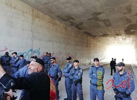 صور .. قوات الاحتلال تحتشد وتستعد لهدم قرية الخان الأحمر