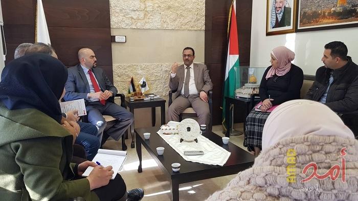 "التحالف الوطني الفلسطيني" يعقد اجتماعاً مع مراكز  القضاء والشرطة