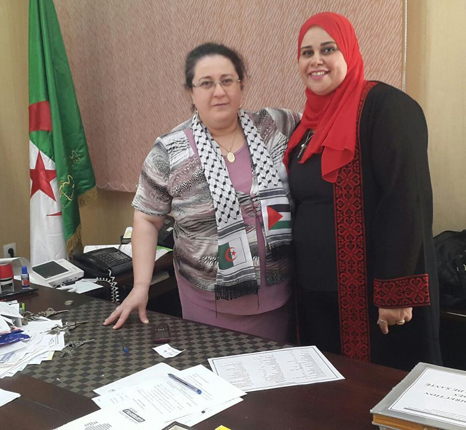 اتحاد المرأة الفلسطينية بالجزائر يزور مستشفى الأطفال