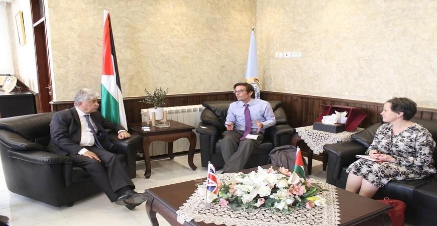 مجدلاني ومستشارة الوكالة البريطانية للتنمية يبحثان تطوير سبل التعاون المشترك