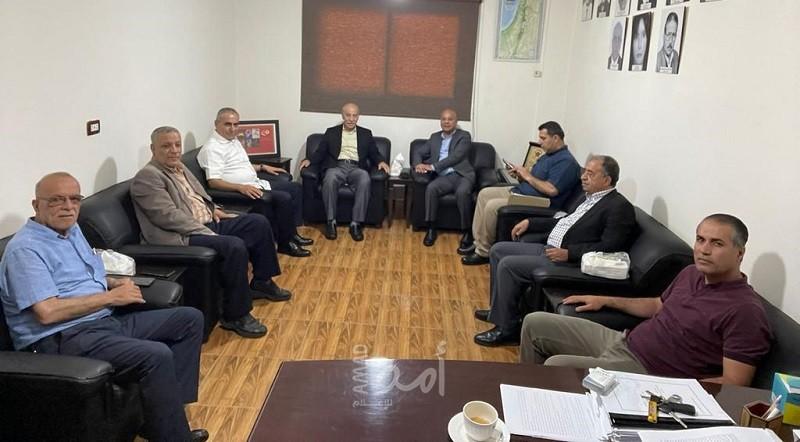 لبنان: الديمقراطية تستقبل رئيس دائرة شؤون اللاجئين في منظمة التحرير