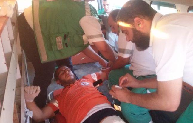 الدفاع المدني: يستهجن استهداف طواقمه ويتعامل مع "50" اصابة