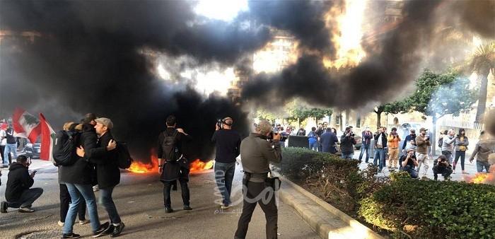 المرصد الأورومتوسطي: القمع الأمني بحق المتظاهرين تصعيد للأزمة في لبنان