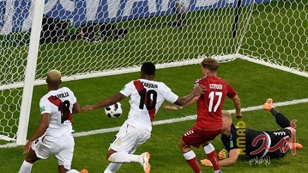 منتخب بيرو يخسر أمام الدنمارك بهدف في مونديال روسيا 2018.. فيديو