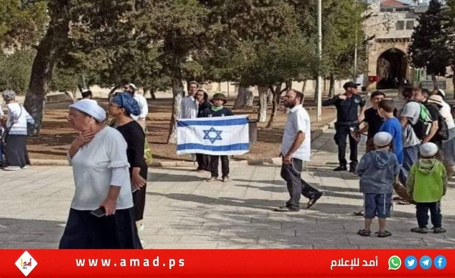 عشرات المستوطنين يقتحمون "الأقصى" بحماية شرطة الاحتلال