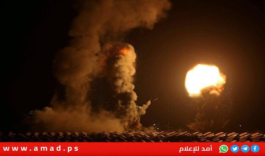 طائرات  جيش العدو تنفذ "حزاما ناريا" في شمال قطاع غزة - فيديو