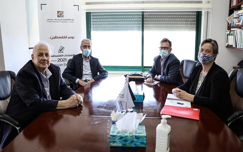 د. ناصر يستعرض مع ممثلة أممية المعيقات الإسرائيلية للعملية الانتخابية