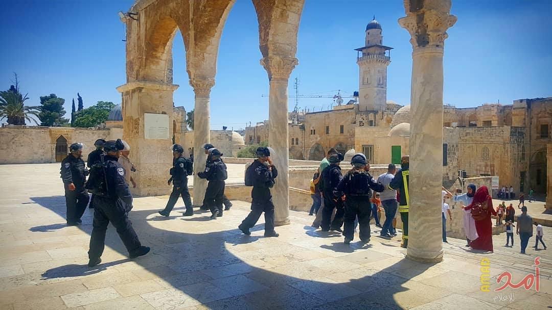 خلال مواجهات الأقصى.. قوات الاحتلال تعتقل 24 فلسطينياً في القدس