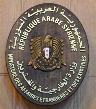 دمشق تؤكد وقوفها بجانب الشعب الفلسطيني ضد الارهاب الإسرائيلي