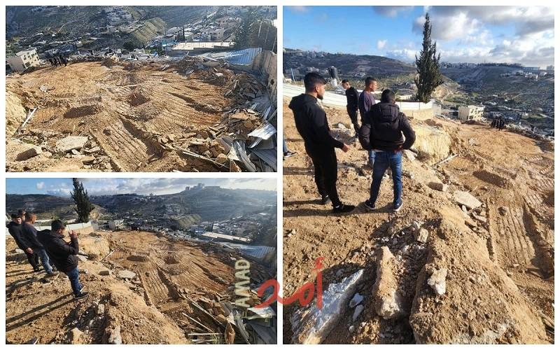 سلطات الاحتلال تهدم منشأة تجارية في القدس