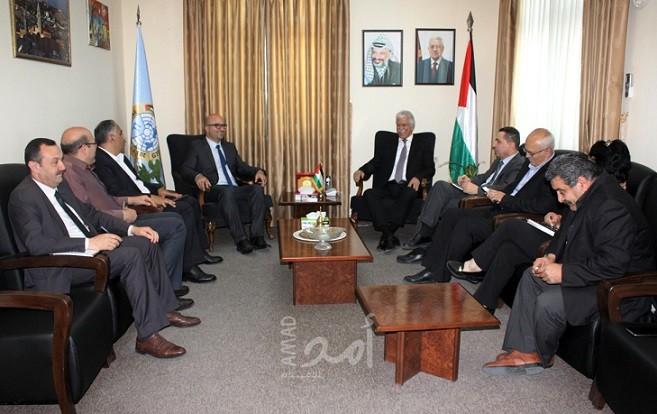 الوزيران عورتاني والهدمي يبحثان سبل تعزيز الدعم للتعليم في القدس