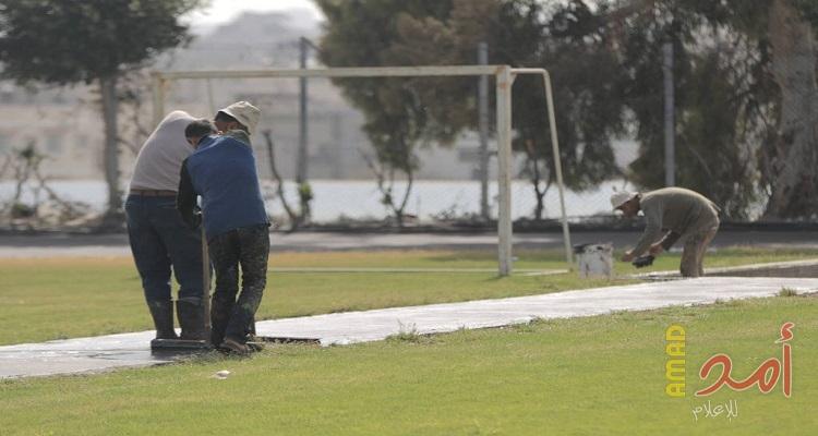 بالصور...مضمار ملعب اليرموك.. خطوة مهمة في دعم الرياضة الفلسطينية