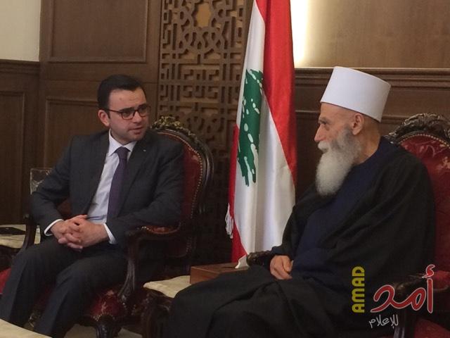 لجنة القدس تجتمع بشيخ عقل الموحدين الدروز في لبنان